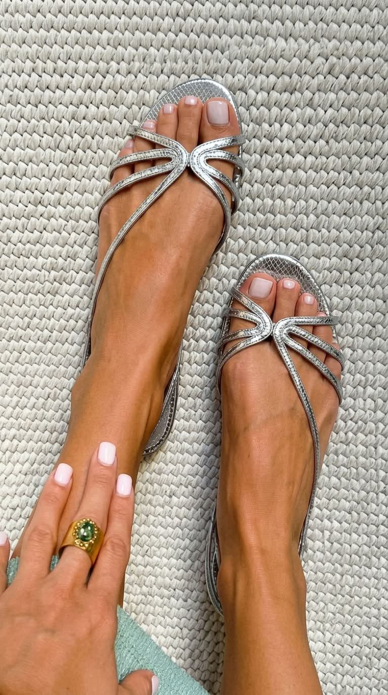 Sandra - Sandalias Doradas Elegancia de Verano