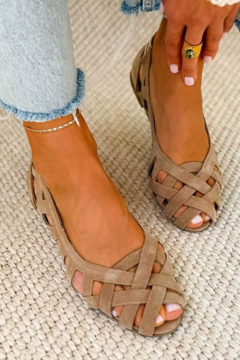 Quennie - Sandalias Tejidas de Verano