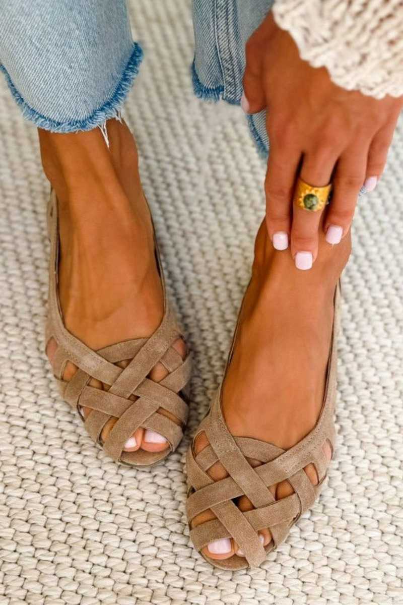 Quennie - Sandalias Tejidas de Verano