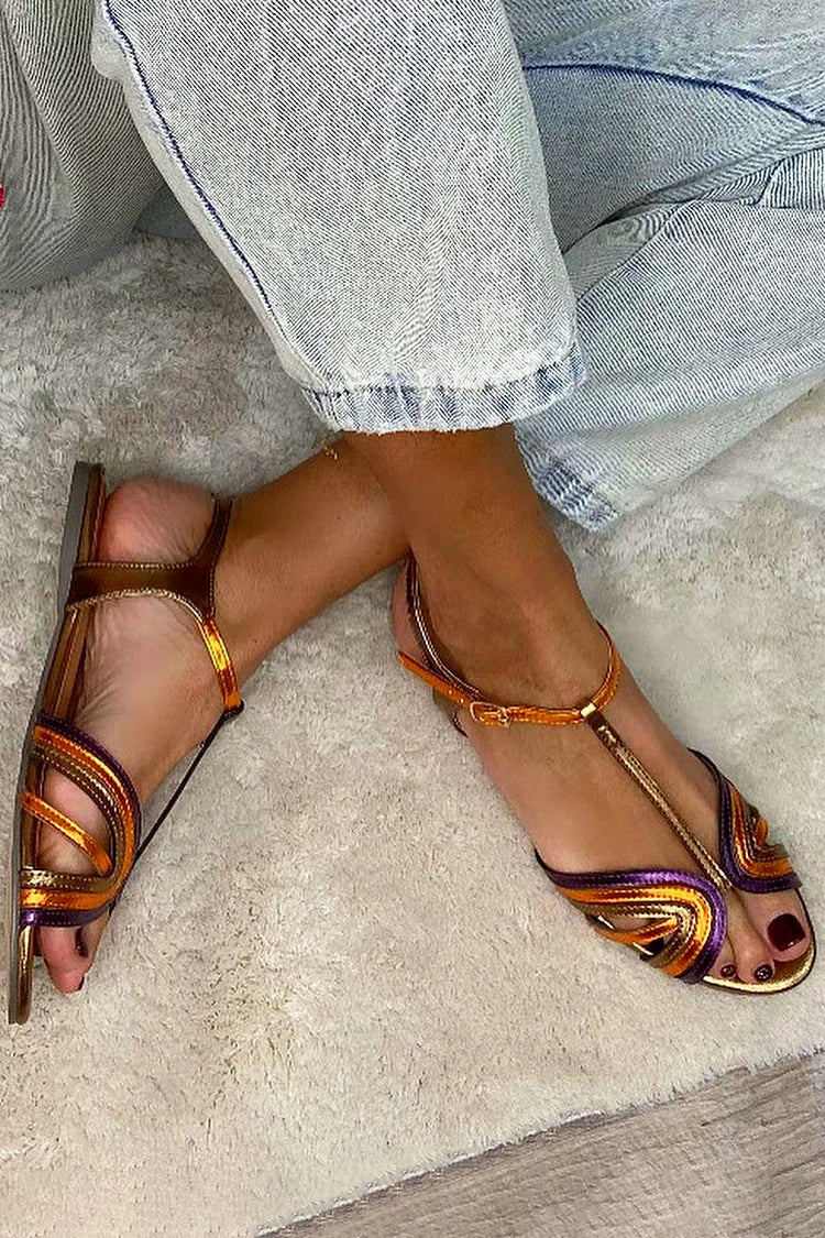 Shela - Sandalias Color Mediterráneo