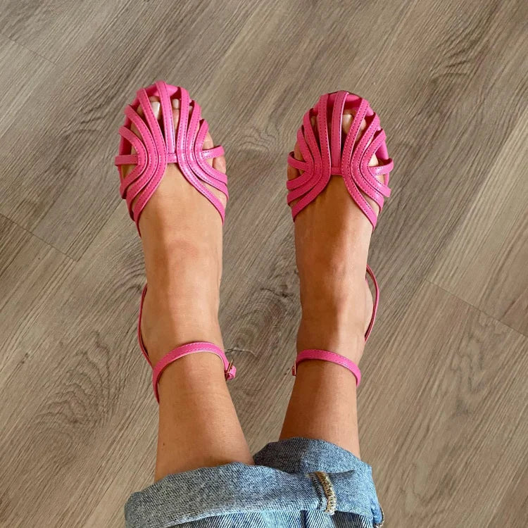 Gia - Sandalias Doradas Joya