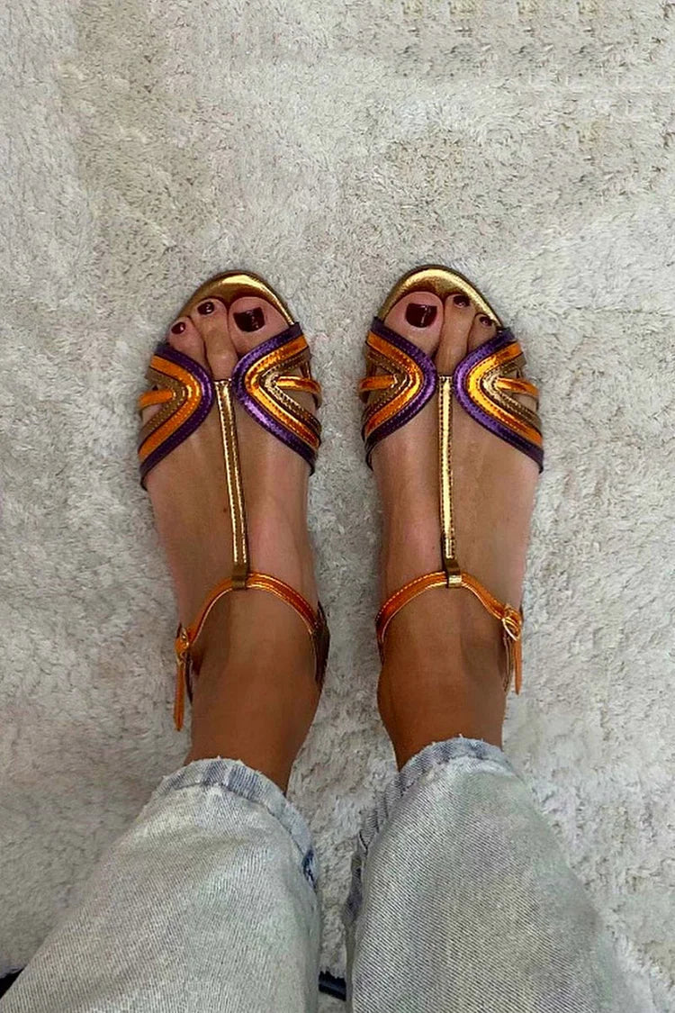 Shela - Sandalias Color Mediterráneo