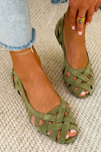 Quennie - Sandalias Tejidas de Verano