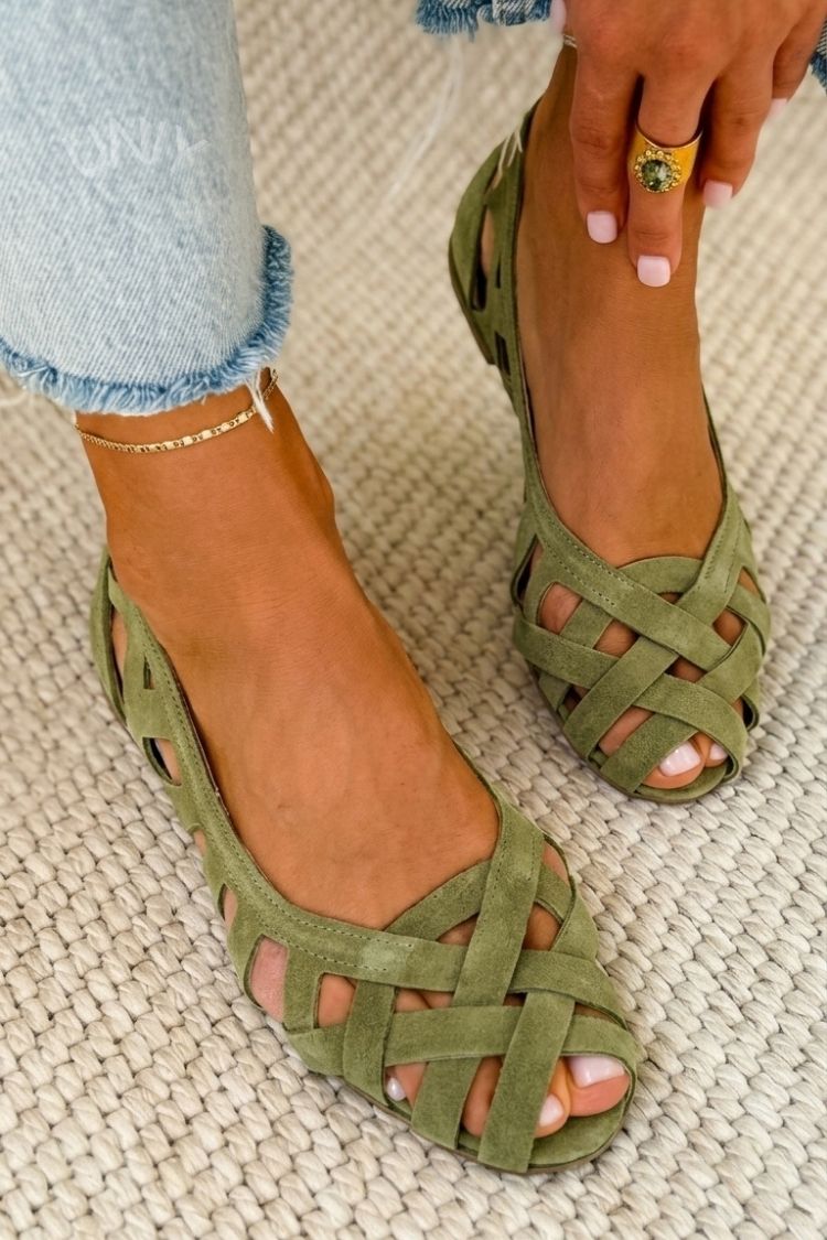 Quennie - Sandalias Tejidas de Verano
