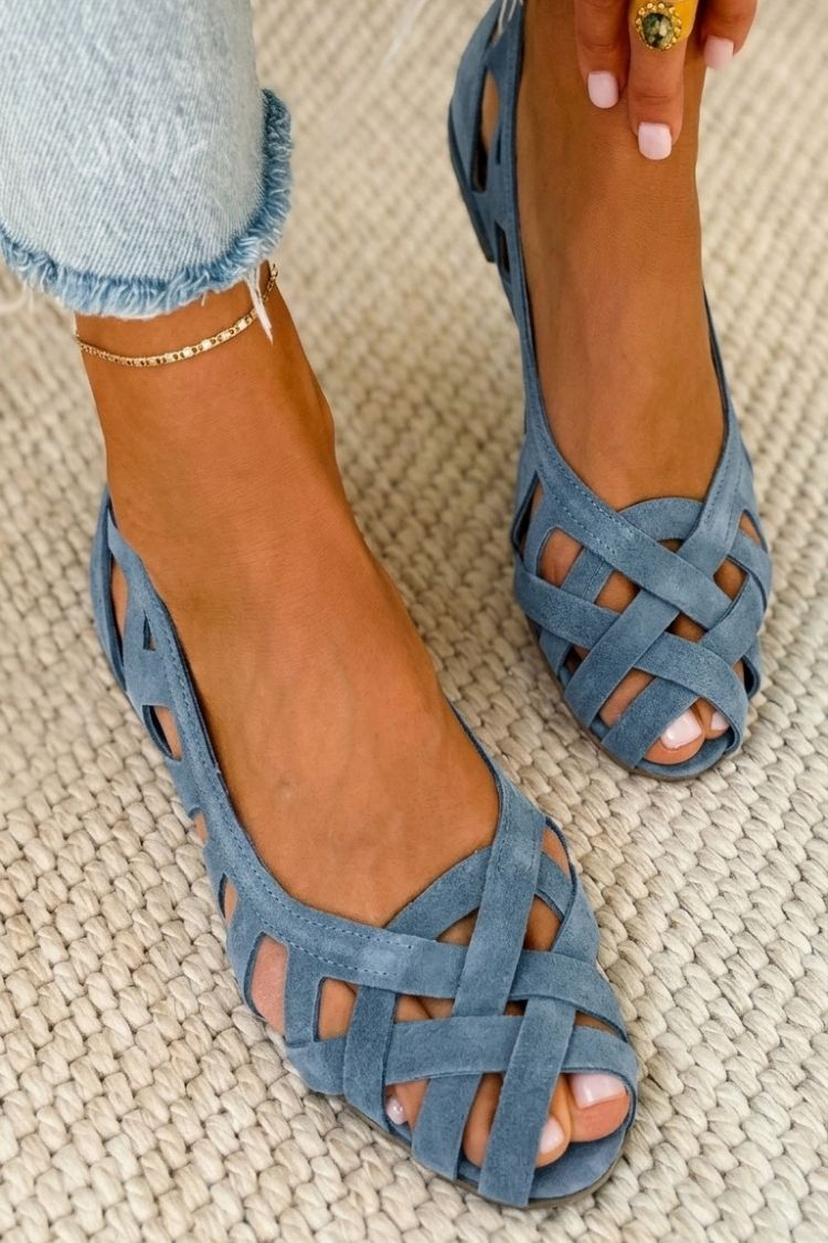 Quennie - Sandalias Tejidas de Verano