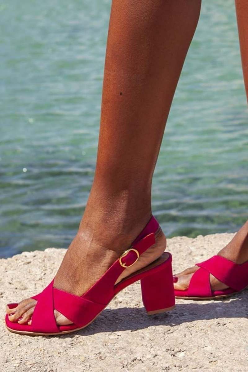 Martha - Sandalias de Verano Azul Cielo