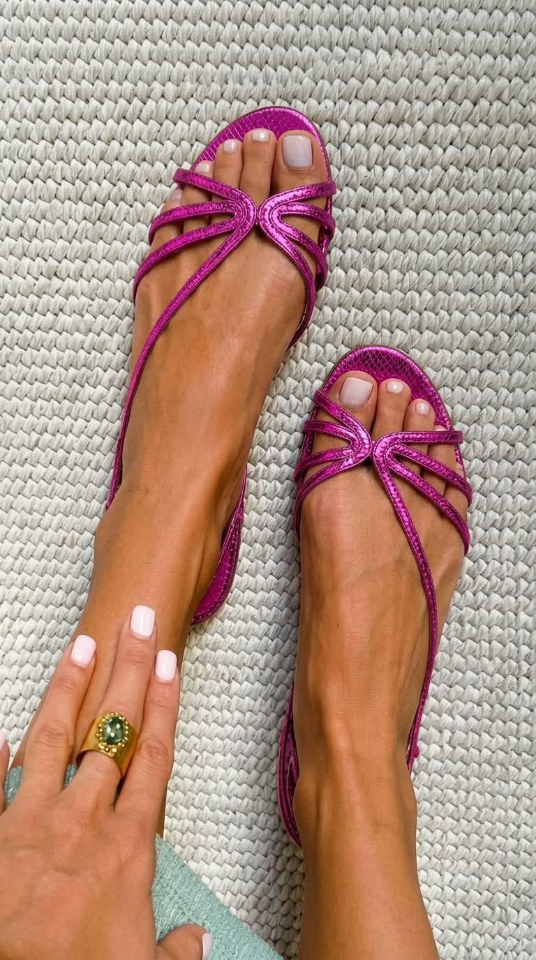 Sandra - Sandalias Doradas Elegancia de Verano