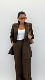 Conjunto Sastre Olimpia — Saco Oversize + Pantalón Palazzo