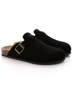 Zuecos Oxford de ante