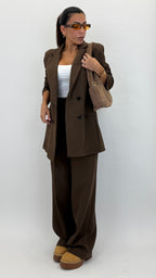 Conjunto Sastre Olimpia — Saco Oversize + Pantalón Palazzo