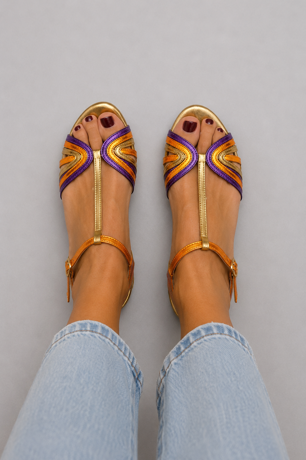 Shela - Sandalias Color Mediterráneo