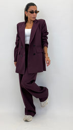 Conjunto Sastre Olimpia — Saco Oversize + Pantalón Palazzo