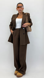 Conjunto Sastre Olimpia — Saco Oversize + Pantalón Palazzo