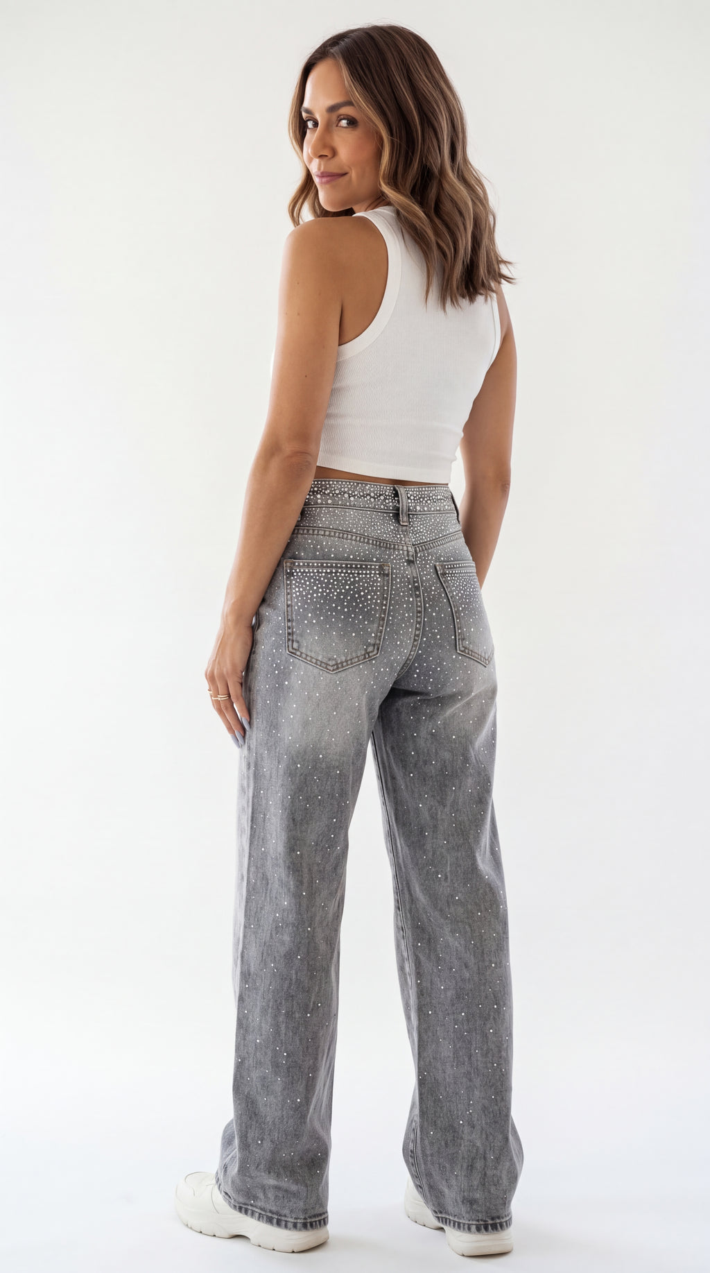 Jeans Luxor con Brillos