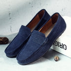 Mocasines retro de ante para hombre