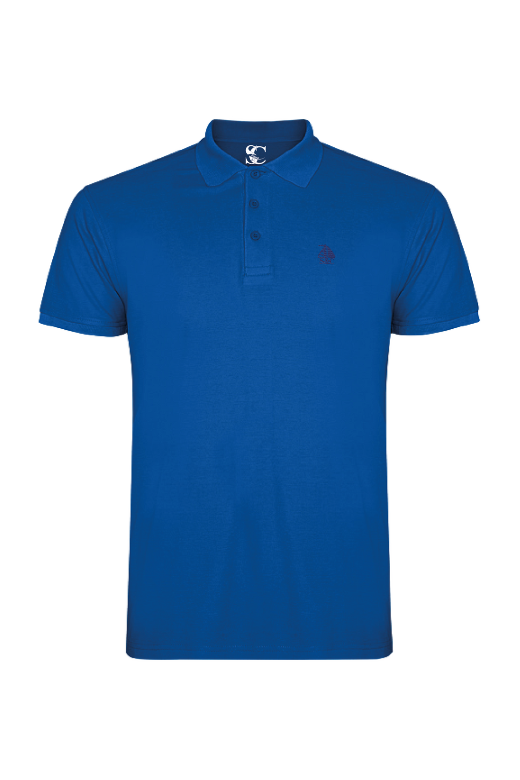 Polo manga corta Azul Royal modelo "Garroc"