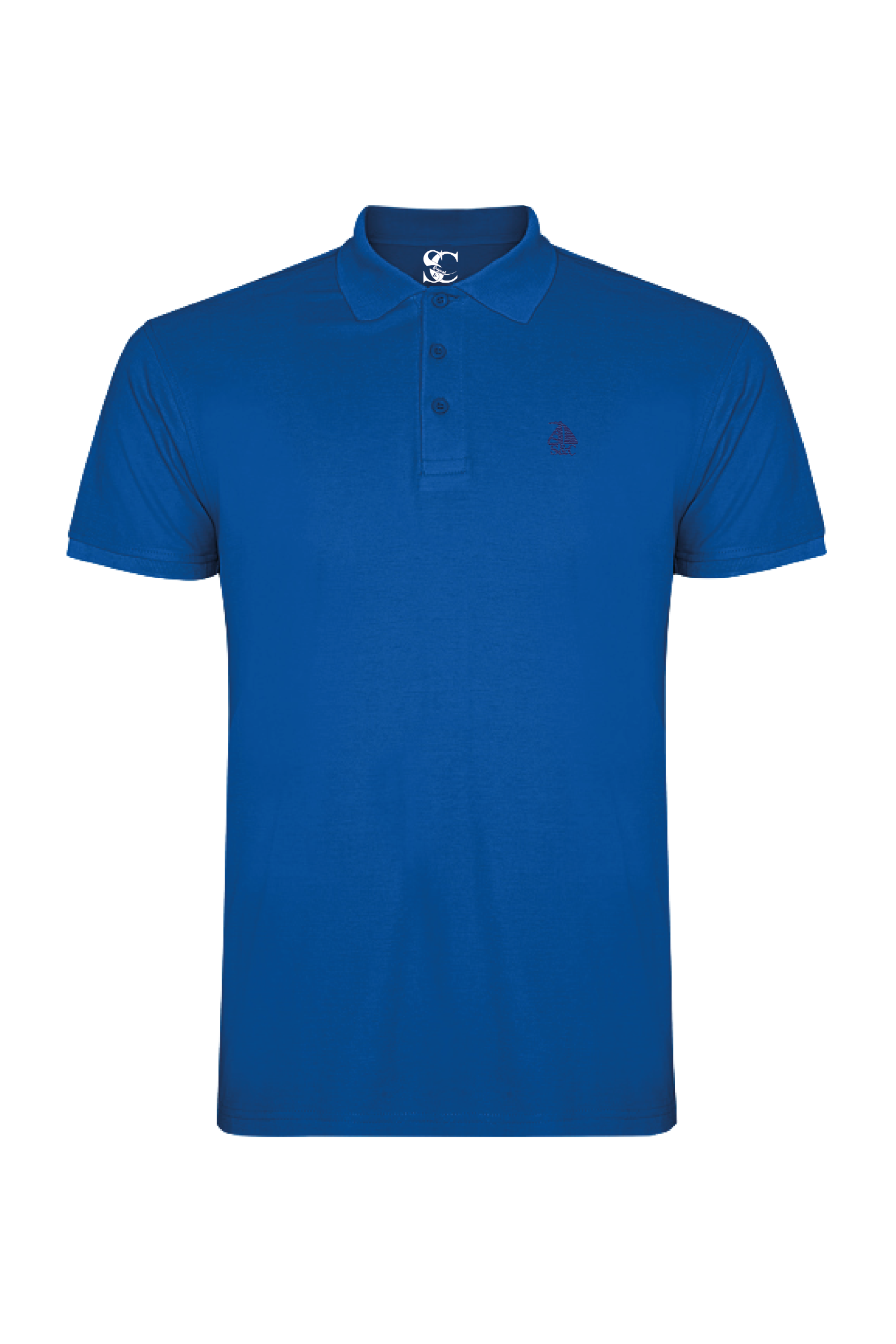 Polo manga corta Azul Royal modelo "Garroc"