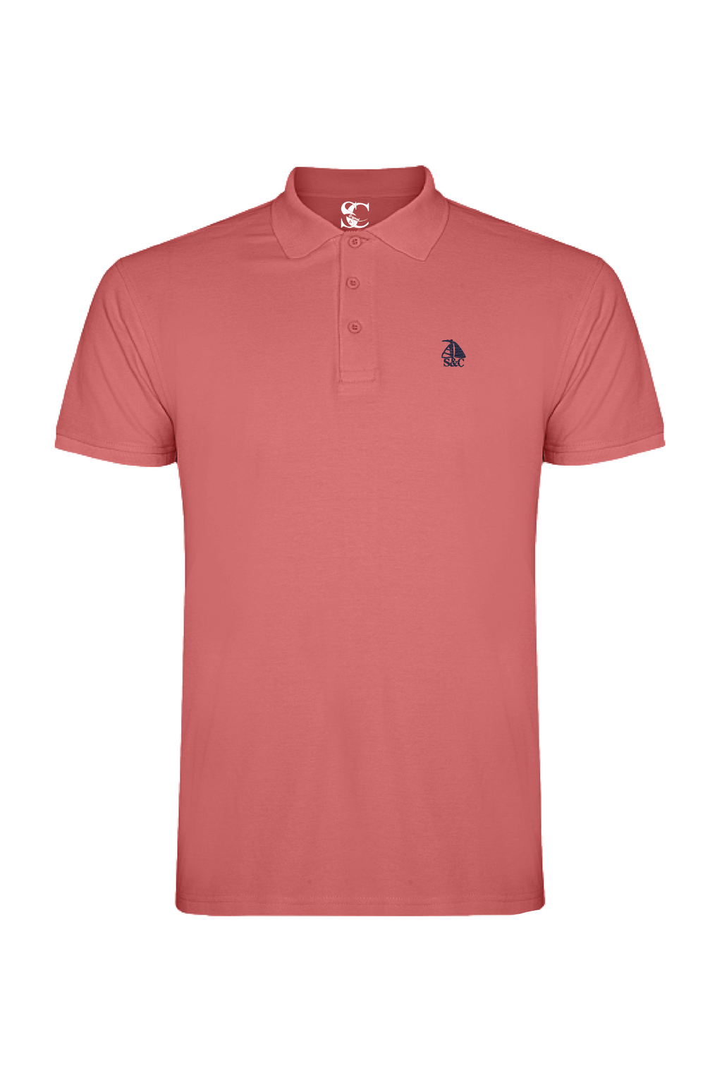 Polo manga corta Coral modelo "Garroc"