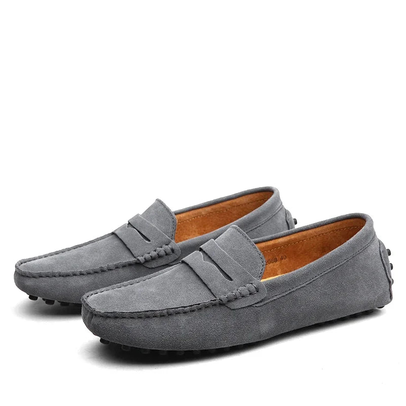 Mocasines casuales de ante