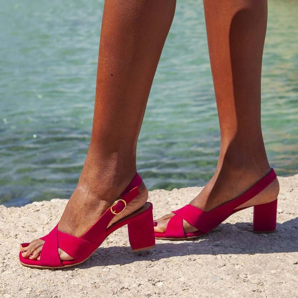 Martha - Sandalias de Verano Azul Cielo
