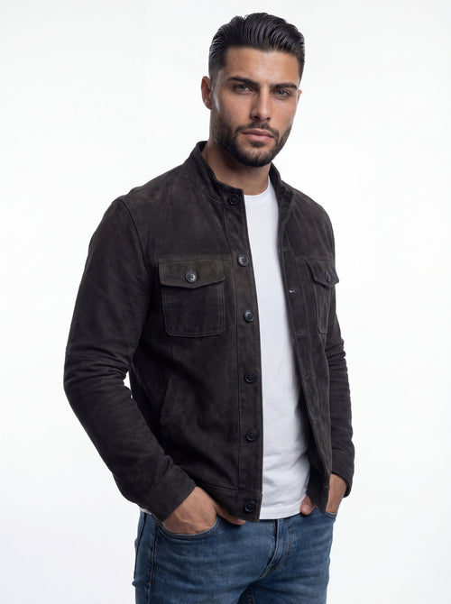 CASTI | CHAQUETA DE ANTE ENTRETIEMPO