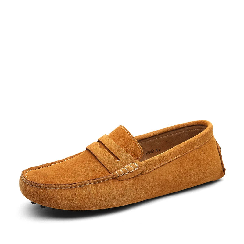 Mocasines casuales de ante