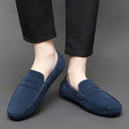 Mocasines de ante