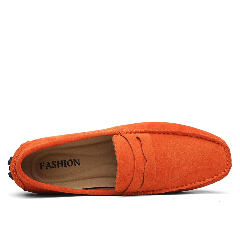 Mocasines casuales de ante