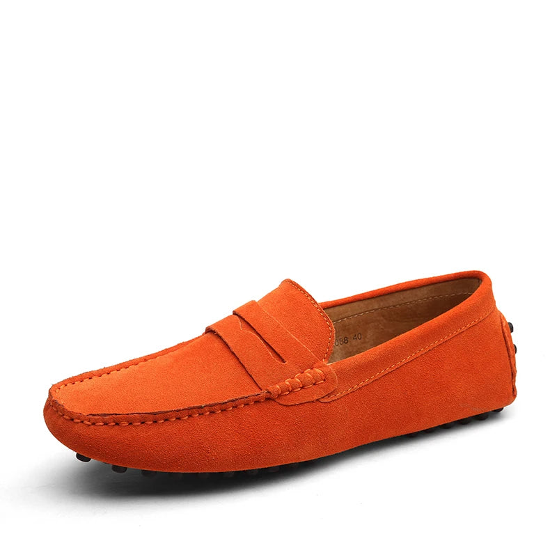 Mocasines casuales de ante
