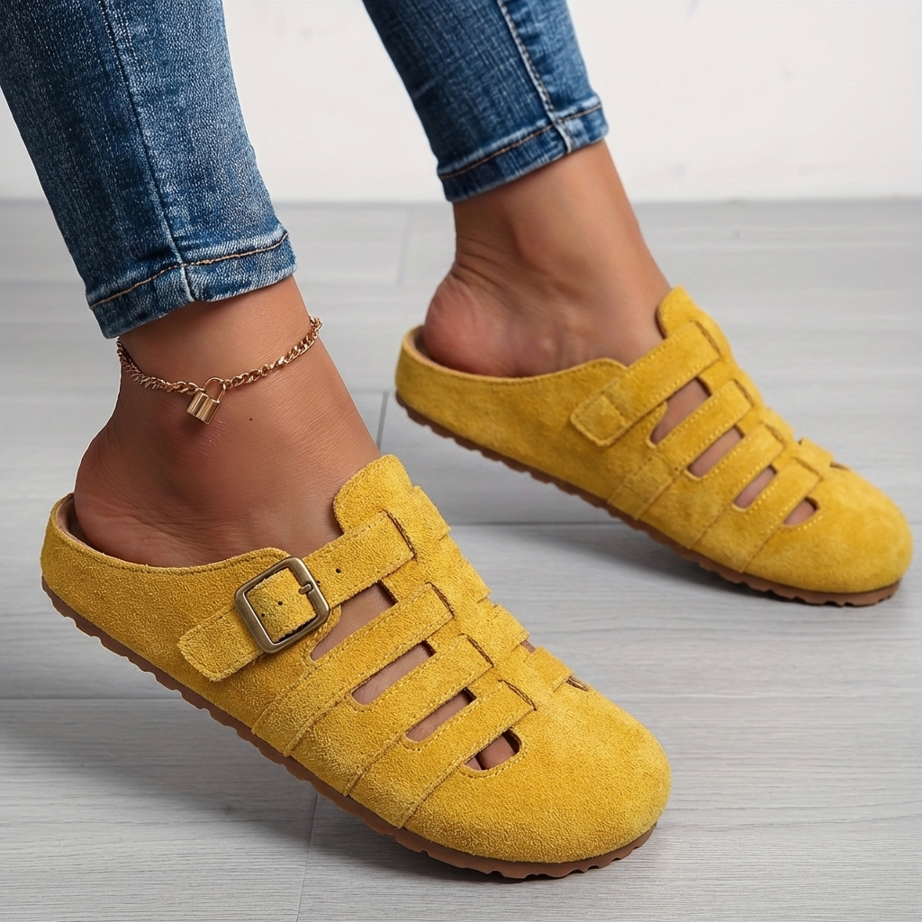 Sandalias Mules Clara - Elegancia Sin Esfuerzo