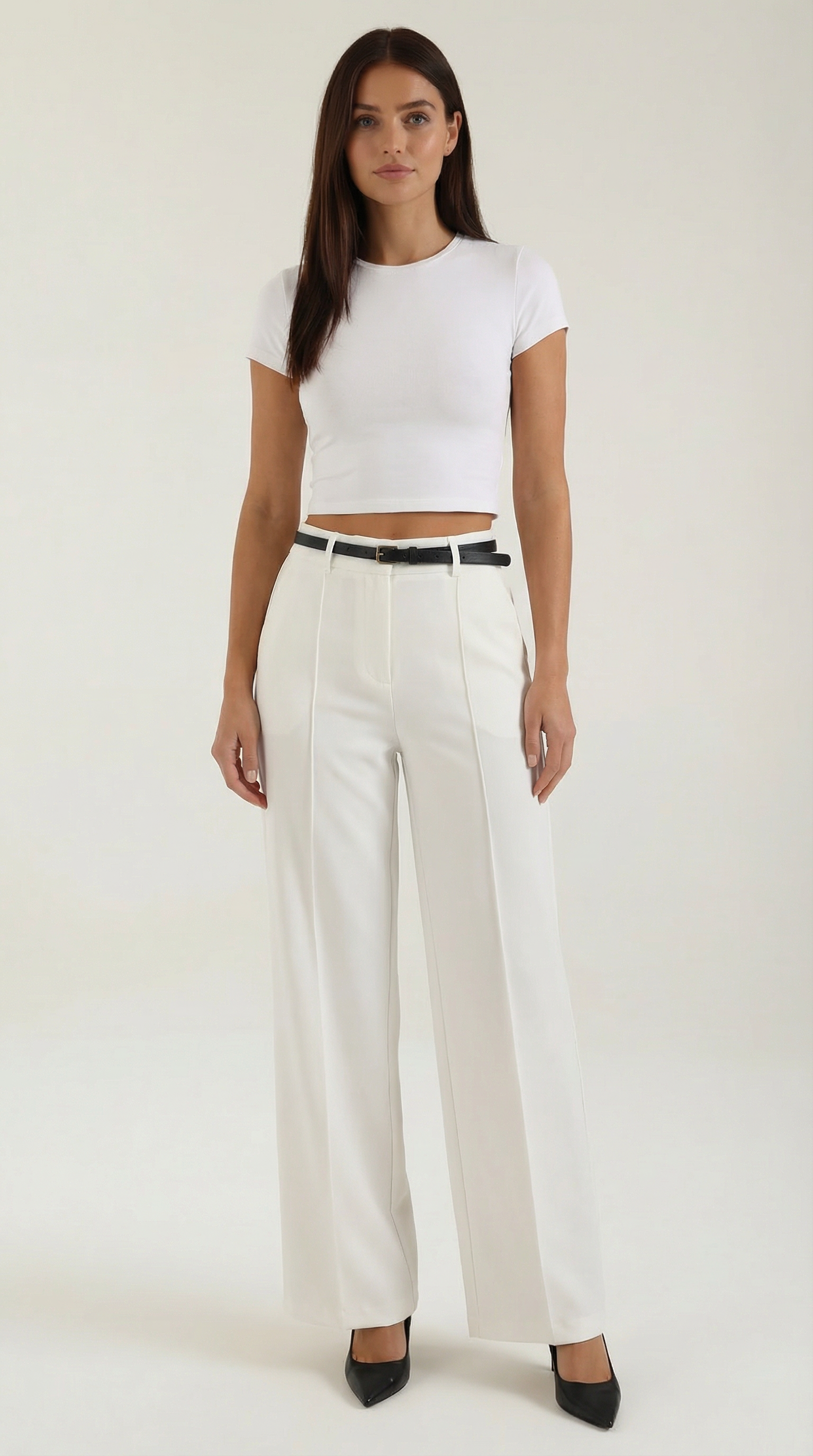 Bertha Pantalones Amplios de Tela