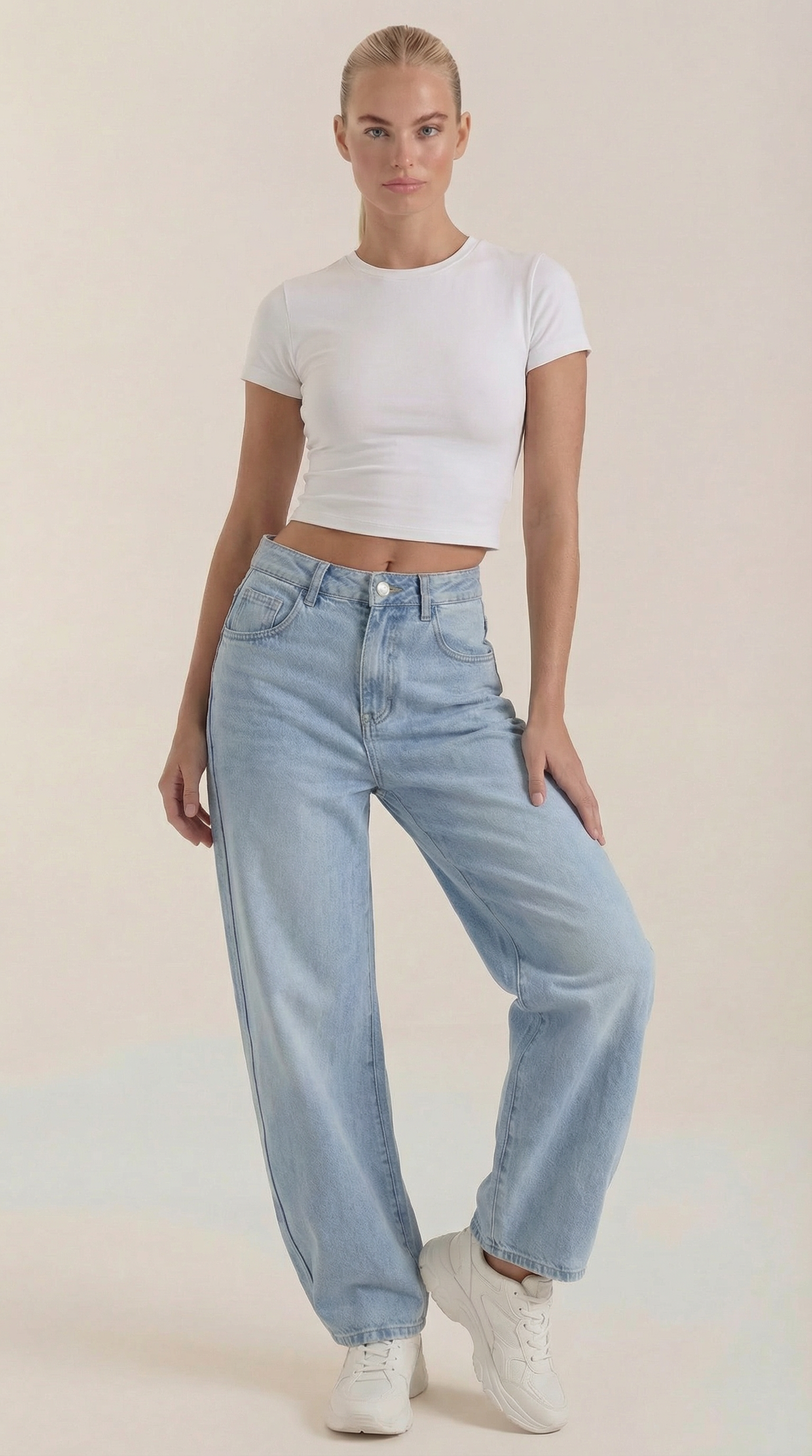 Pantalones Bridget de corte amplio