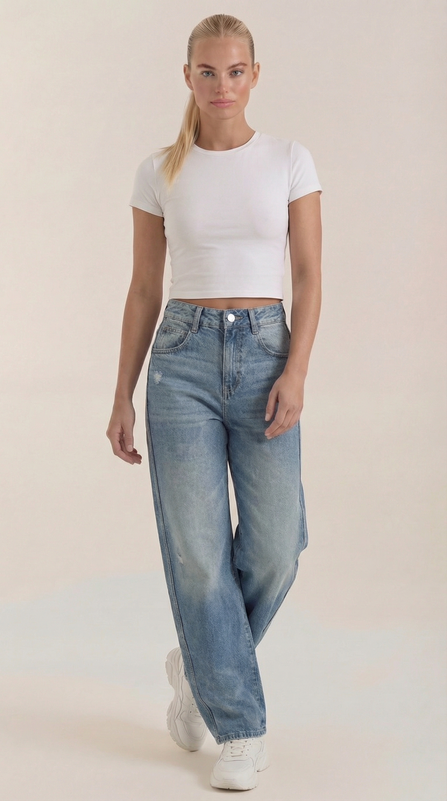 Pantalones Bridget de corte amplio