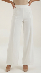 Pantalones Holgados Brooke de Cintura Media