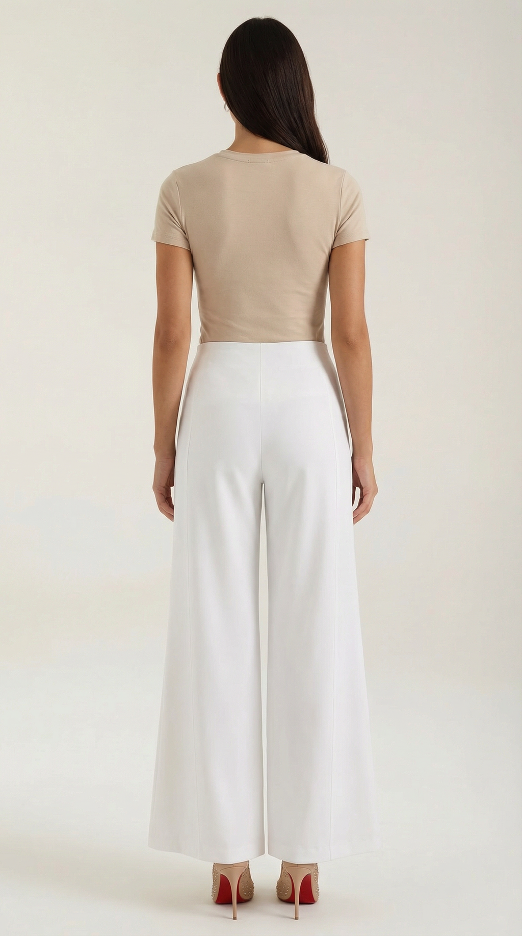 Pantalones Holgados Brooke de Cintura Media