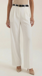Pantalón Claire de corte recto y cintura alta