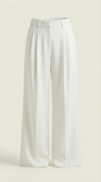 Pantalón Claire de corte recto y cintura alta