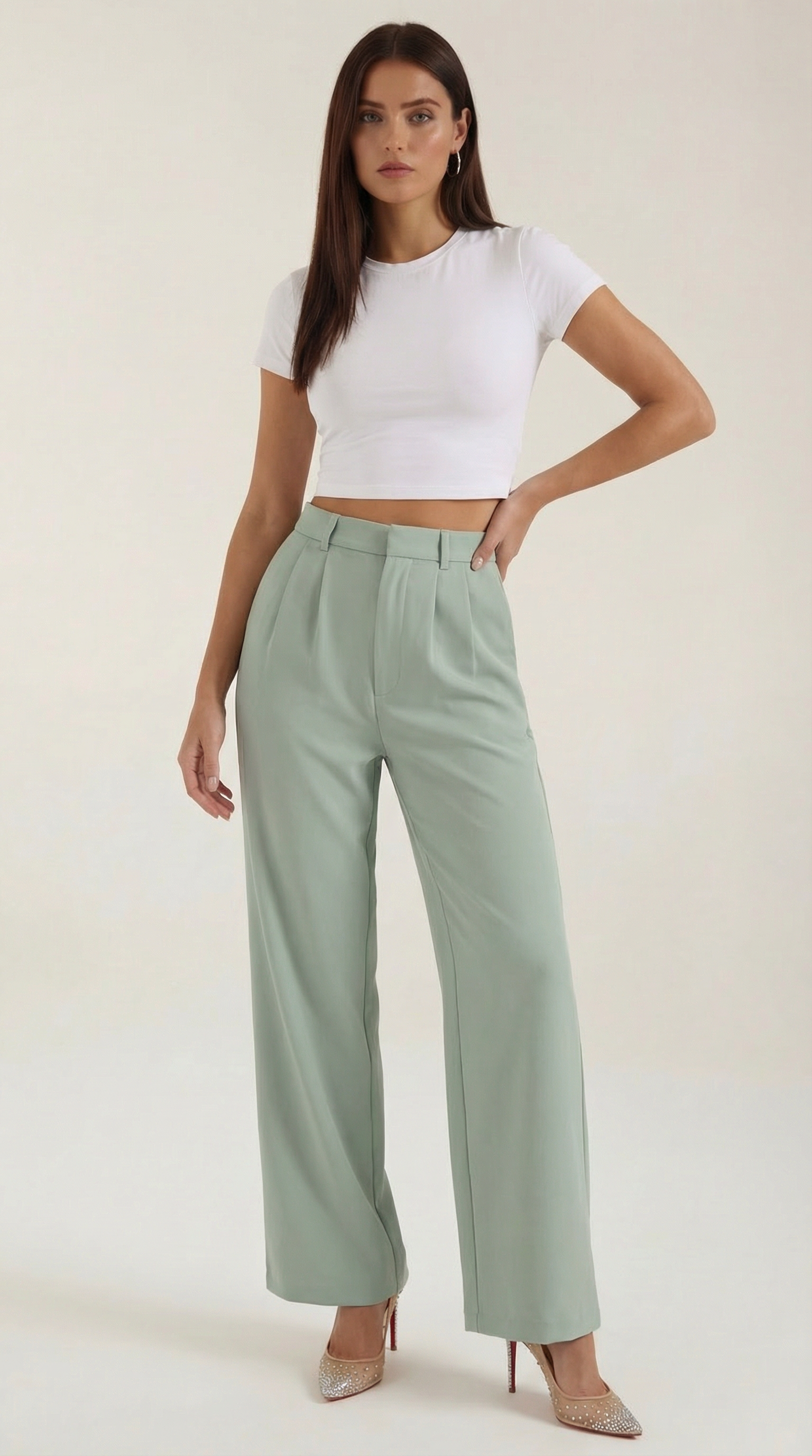 Pantalones Emma de Pierna Ancha