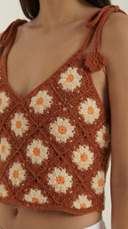 Blusa de Tirantes de Ganchillo Gretchen
