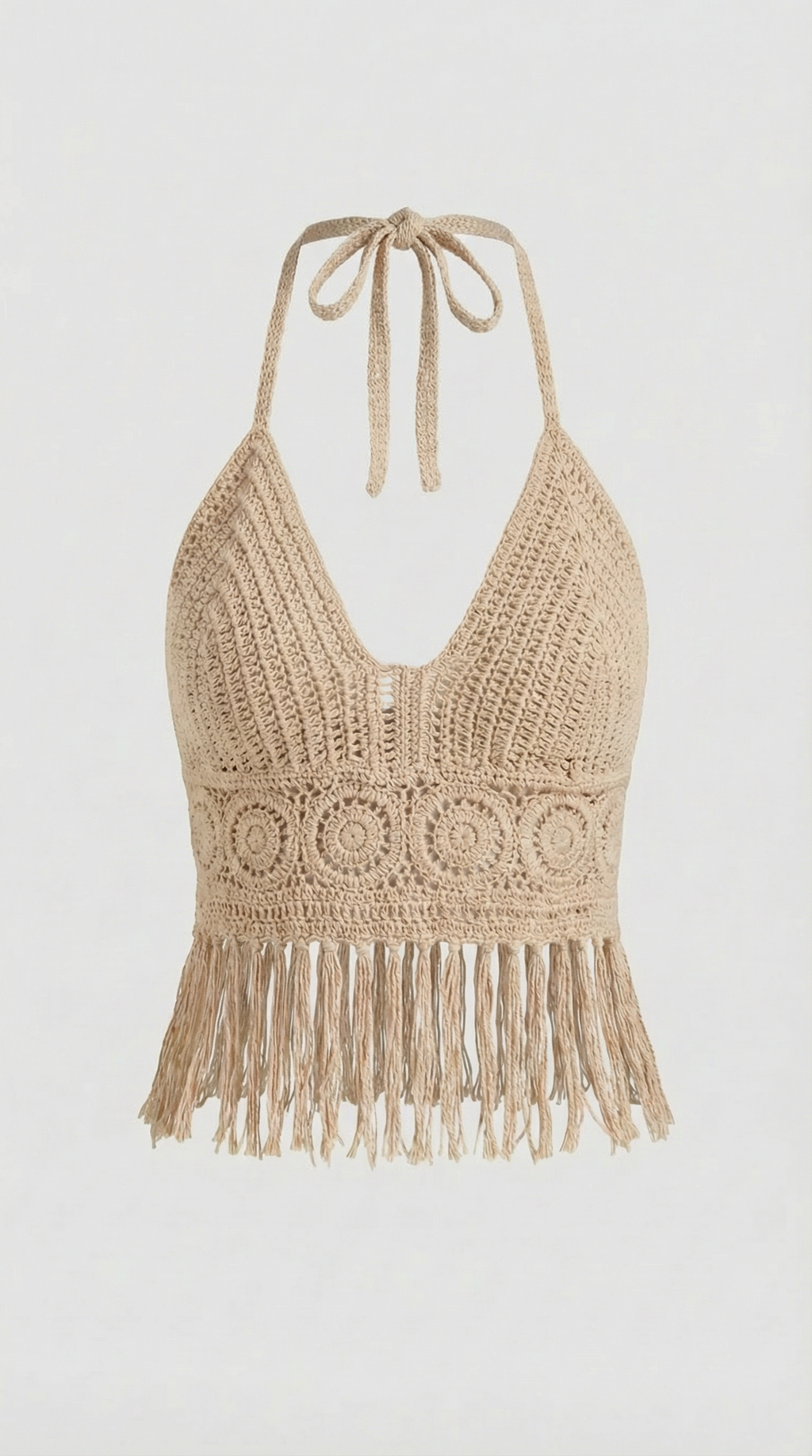Top Halter con Flecos Harriet