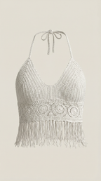Top Halter con Flecos Harriet