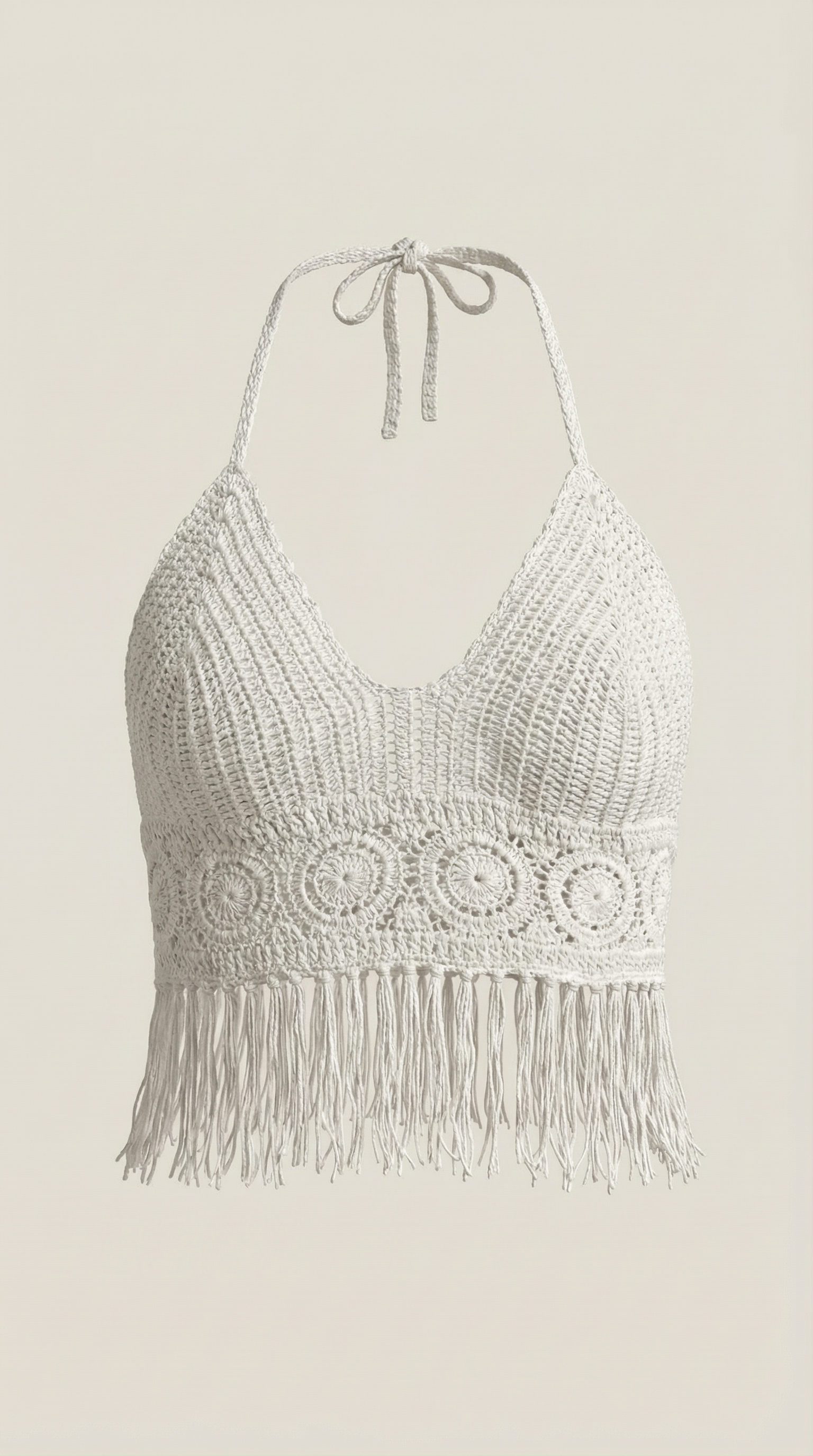 Top Halter con Flecos Harriet