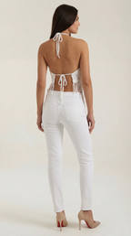 Top Halter con Flecos Harriet