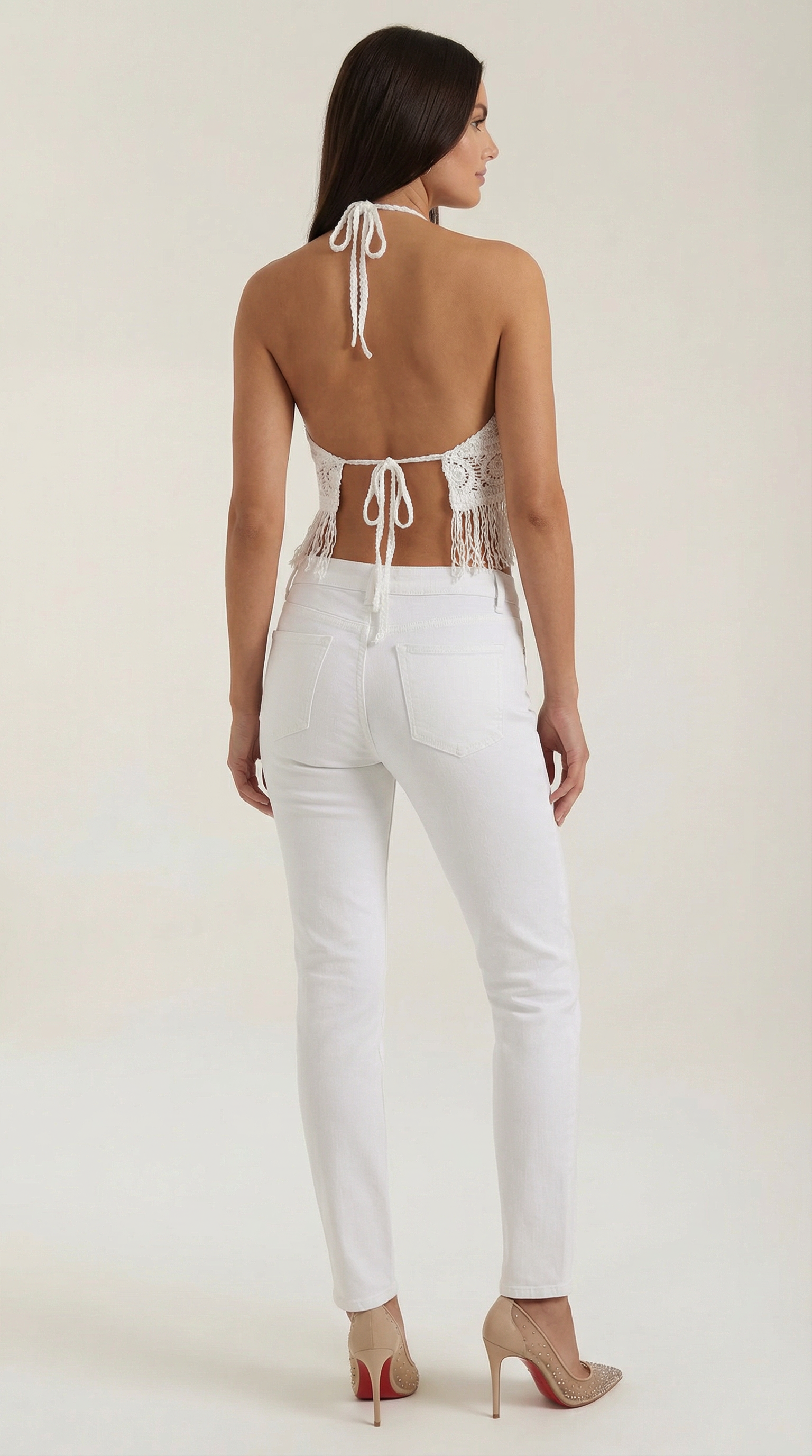 Top Halter con Flecos Harriet