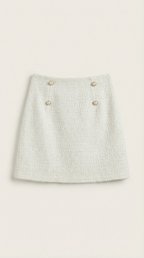Falda Isla Blanca - Falda elegante para mujer