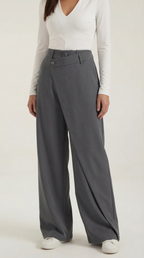Pantalones de Mezclilla Asimétricos