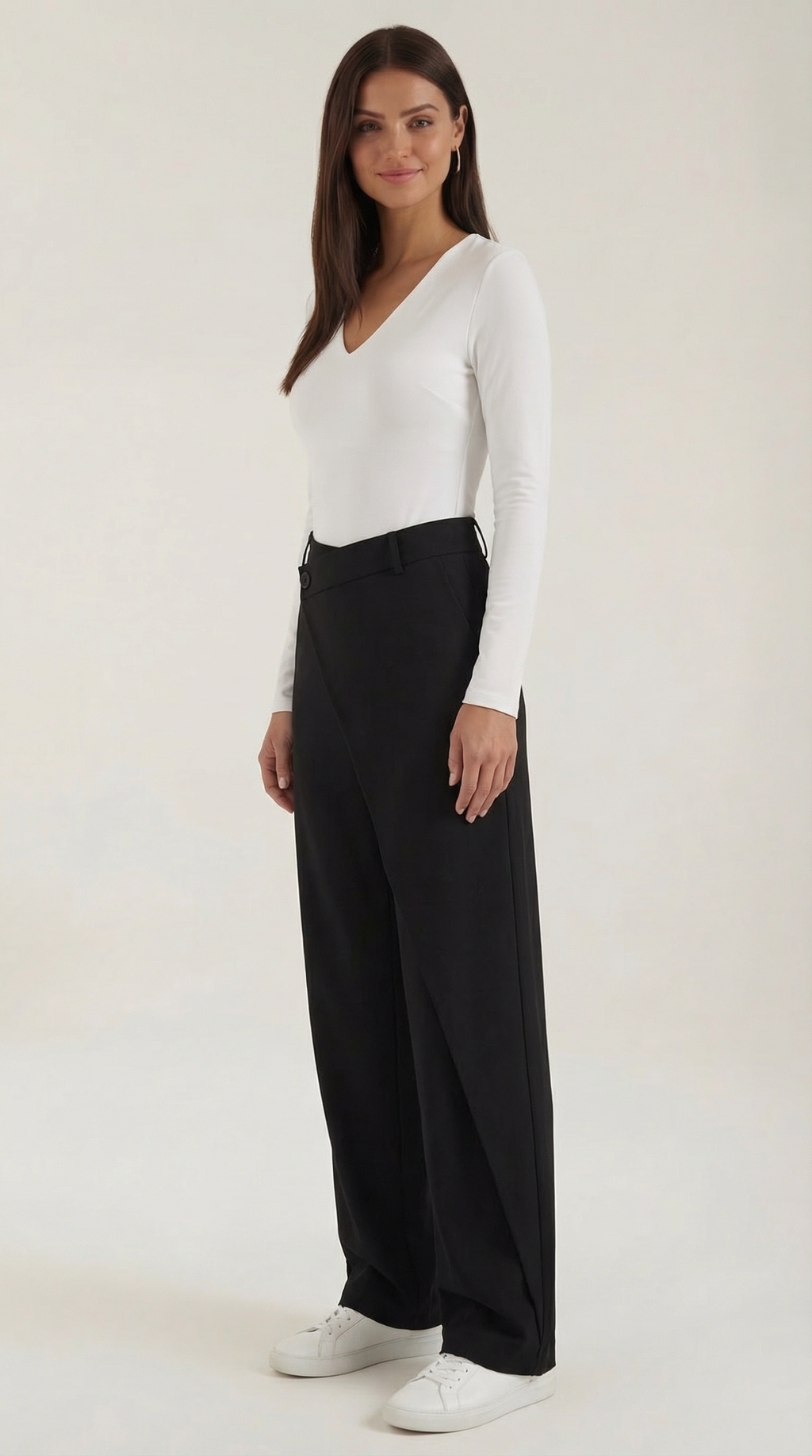 Pantalones de Mezclilla Asimétricos