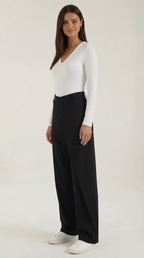 Pantalones de Mezclilla Asimétricos