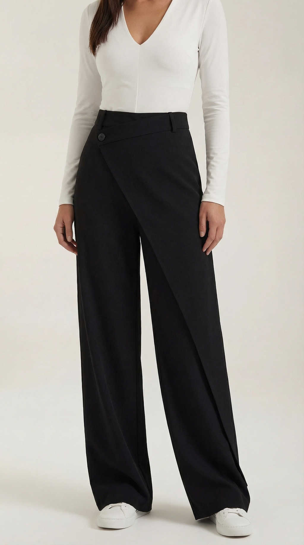 Pantalones de Mezclilla Asimétricos