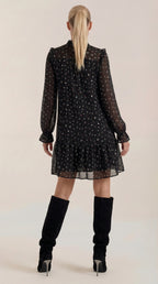 Vestido corto 'Katie' con detalles de volantes